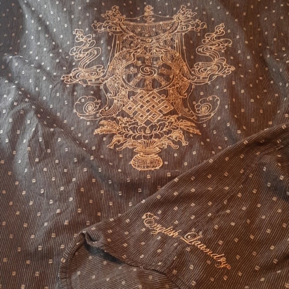 English Laundry Embroidered Western Button Front Size M - Picture 6 of 8